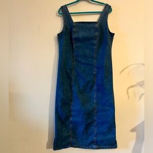 Habitual Indigo Denim Midi Dress
